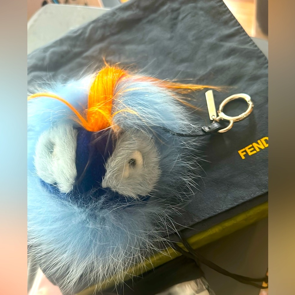 Fendi peekaboo bag charm w/ dustbag. 💯 authentic.